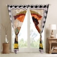 thumbnail image 5 of Erosebridal Happy Camping Curtains 42"Wx90"L Black Women Camping Car Window Curtains Black And Pink Buffalo Plaid Curtains & Drapes Camping Decor For Camper Rv Bunk Window Treatments 2 Panels, 5 of 6