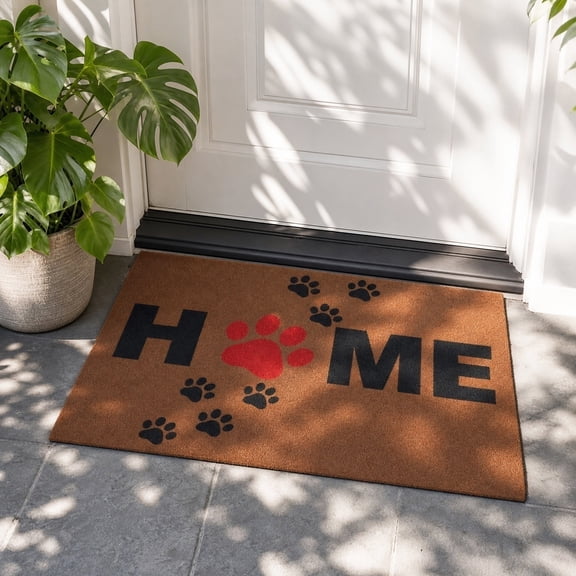 Indoor Outdoor Entrance Door Mat, Non Slip Rubber Backing Dirt Mud, Absorbent Foyer Welcome Rug, Easy Quick Dry, Floor Foot Mat, Ideal Housewarming Gift for Front Back Patio Door, 40x60cm