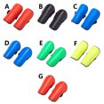 thumbnail image 3 of Toystoory Espinilleras de fútbol de doble capa, protección de piernas de tela Premium, rodillera, carcasa resistente transpirable, protectores Ropa Deportiva, Zapatos rojo 1, 3 of 6