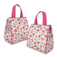 thumbnail image 2 of Pioneer Flower Floral Print Pattern Insulated Lunch Bag for Women & Adults,Large Portable Soft Cooler Lunch Bag,Thermal Food Storage Tote with Pearl Cotton,8.66L,8.75x5.75x9.5 Inch, 2 of 6
