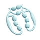 thumbnail image 1 of Rodillo de nueve ruedas para los músculos de las piernas., 1 of 5