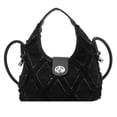thumbnail image 4 of Women Shoulder Bag Metal Locking Buckle Reinforced Shoulder Strap Large Capacity Casual Stylish Women Shoulder Handbag Black Free Size, 4 of 8