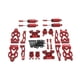 thumbnail image 1 of 1/16 RC Cars Repuestos de metal Kits de accesorios de repuesto Accesorio de coche RC para 16101, Rojo, 1 of 9