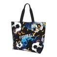 thumbnail image 2 of Zufioo Football for Women's Single-shoulder Shopping Bag, Large-capacity Handbag Storage Bag, Commuter Bag Campus Bag Travel Bag-One Size, 2 of 9