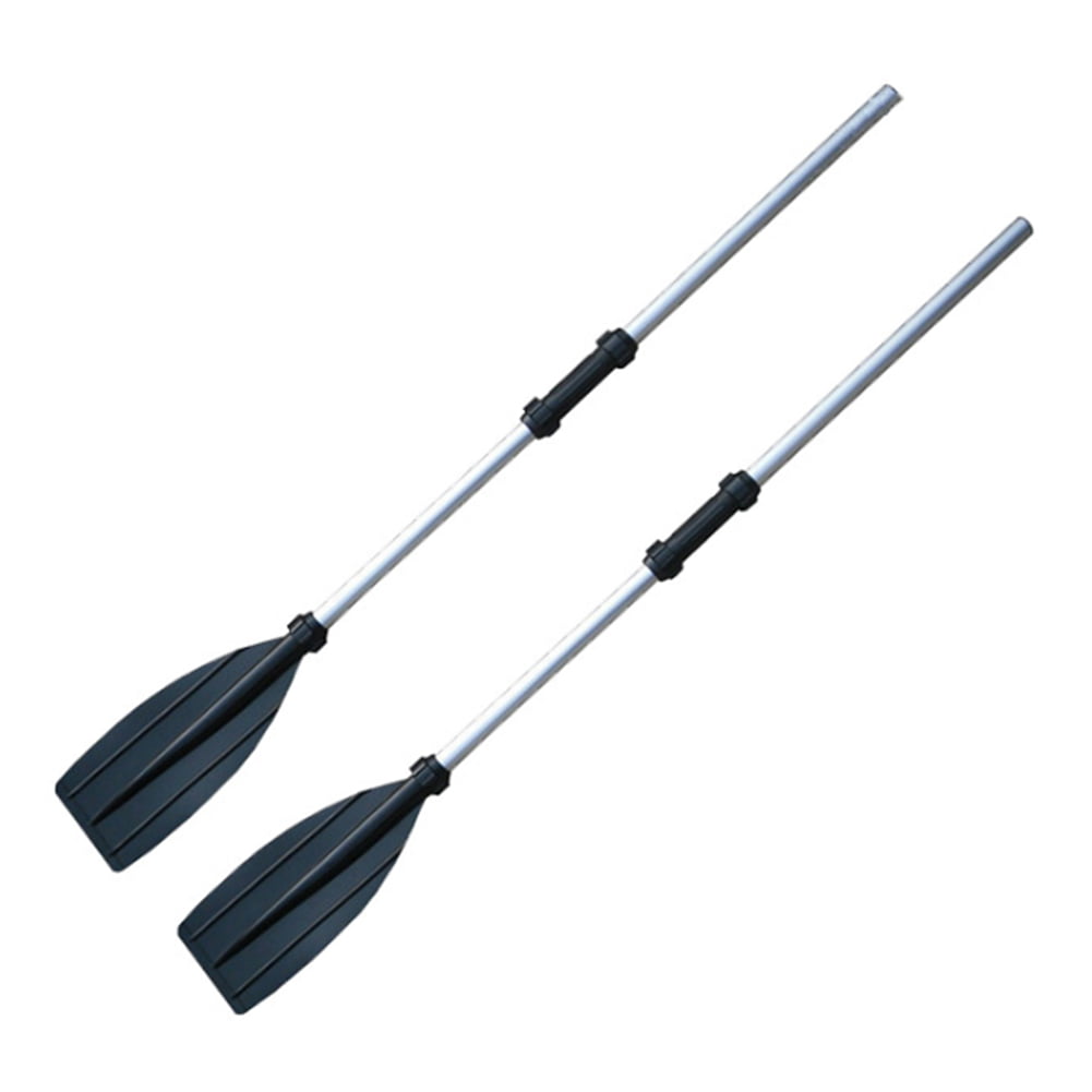 1 Pair 126-136cm Detachable Alloy Kayak Paddles Outdoor Inflatable Boat Oars