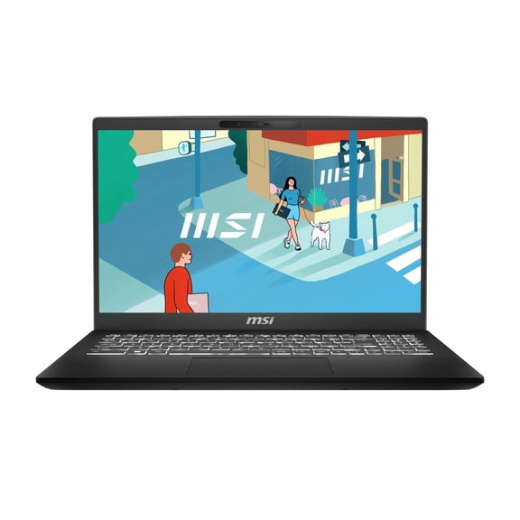 Restored MSI Modern 15 H B13MG 15.6" FHD Intel Core i9-13900H 2.6 GHz 32 GB DDR4 1 TB SSD Intel Iris Xe Graphics Windows 11 Home Laptop, Black