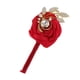 thumbnail image 4 of Ramillete Boutonniere Ojales Rose Boda Flores Accesorios Prom Decoración Vino rojo, 4 of 7