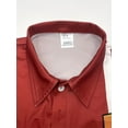 thumbnail image 3 of Men's Long Sleeve Polo Shirts, Lightweight Slim-fit Button Up Golf Polo Shirts Basic Designed Blouse Red XL, 3 of 6