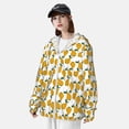 thumbnail image 3 of Balery Yellow Pears Sudadera ligera de manga larga con capucha y protección solar UPF 50+ para hombre y mujer, ideal para pesca y running-Large, 3 of 7