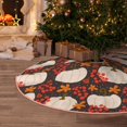 thumbnail image 5 of Sikiie Autumn White Pumpkin Christmas Tree Skirt, Christmas Tree Decorations, Christmas Decor, Tree Mat Decoration(30-48IN)-30", 5 of 6