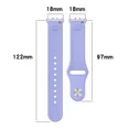 thumbnail image 4 of Bracelet en Silicone pour Samsung Galaxy Fit 3 Bracelet Montre Bracelet pour Samsung Galaxy Fit 3 SM-R390 Bracelet Accessoire de Remplacement Foncé Galaxy Fit 3, 4 of 6
