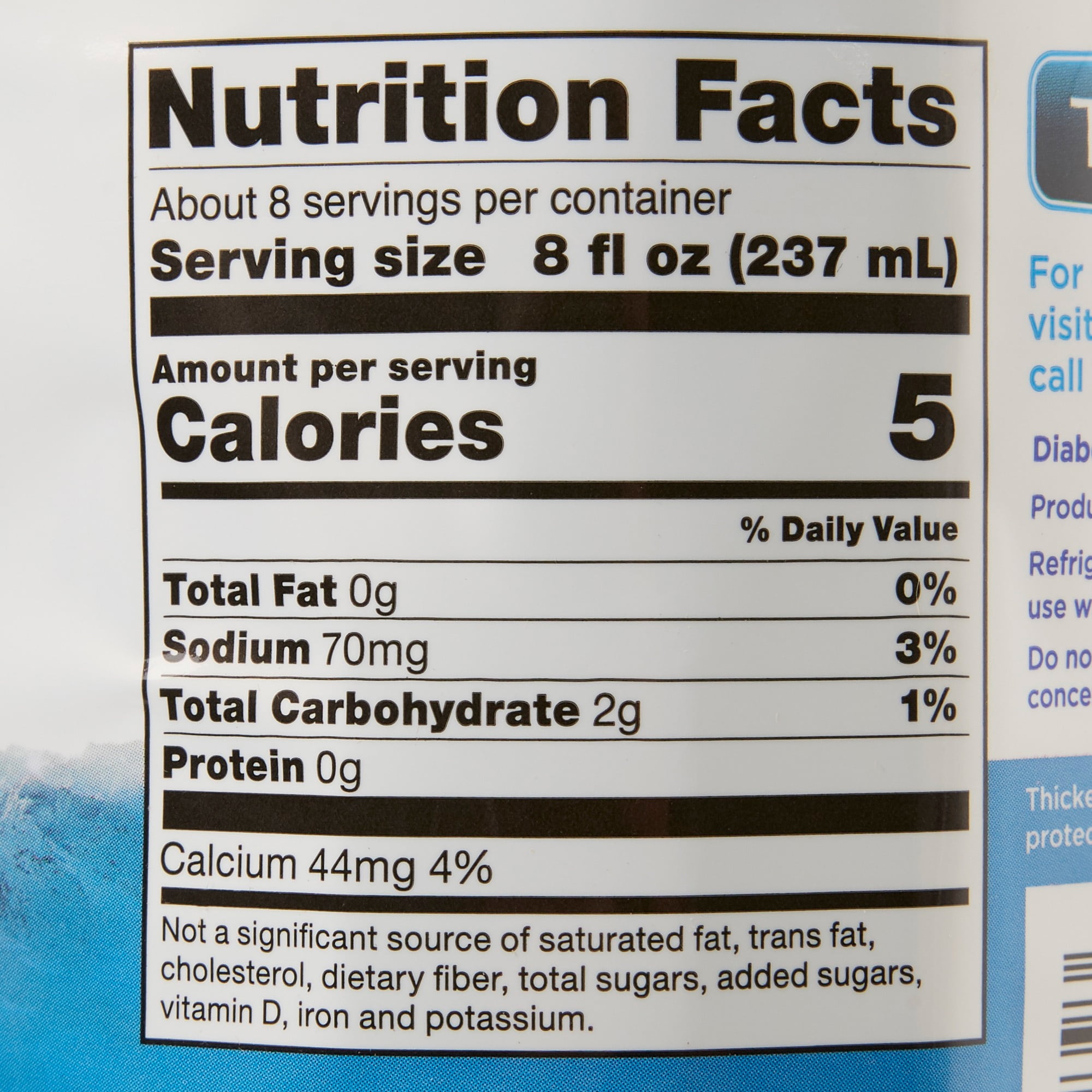 Thick-It AquaCareH2O Thickened Water, 64 oz. Bottle, Unflavored, Ready to Use, Honey, Case of 4