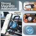 thumbnail image 2 of JETech Magnetic Case for iPhone New Pro Max 6.9-Inch Compatible with MagSafe, Translucent Matte Back Slim Minimalist Shockproof Phone Cover (Black), 2 of 6