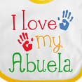thumbnail image 4 of Inktastic I Love My Abuela Boys or Girls Baby Bib, 4 of 4