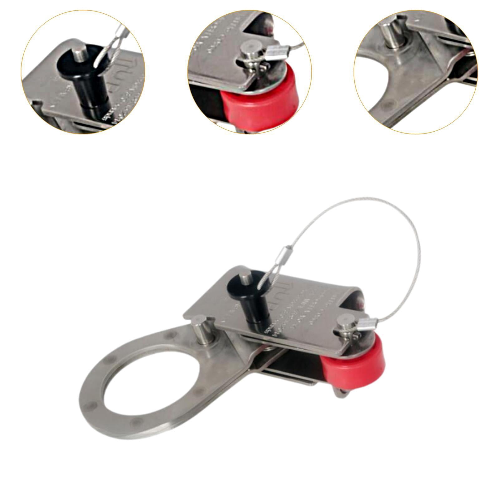 figatia Rope Grab Rope Protector for 1.6cm - 1.8cm Rope Arrest Ascender Fall Protection for Pulley Mountaineering Arborist Rappelling