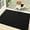 Black, variant on Buganda Indoor Doormat for Entrance, Washable Dirt Trapper Front Door Rug, Absorbent Non-Slip Low-Profile Door Mat(32"x20", Brown)