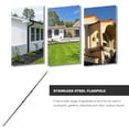 thumbnail image 4 of Miangastore Flag Post Black 1Set 70.9X1.6X1.6In, 4 of 9