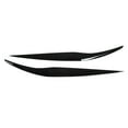 thumbnail image 2 of Headlight Eyelid Cover, 2Pcs Antiscratch Headlight Eyebrow Trim Sporty  For Car, 2 of 8
