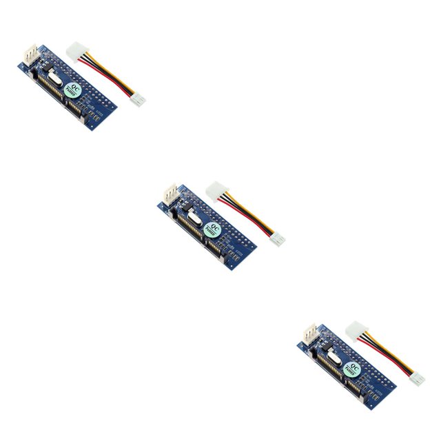 relayinert IDE to Hard Drive 3.5 Inch HDD Parallel Converter Computer Desktop Connector Card Component Adapter Accessories 3Set