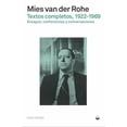 thumbnail image 1 of Mies Van Der Rohe. Textos Completos, 1922-1969 Blanco, 1 of 2