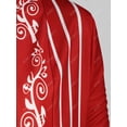 thumbnail image 4 of Plus tamaño impreso frente abierto Cardigan Rosegal  Mangas largas de talla grande, 4 of 5