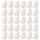 thumbnail image 1 of 30 piezas Charm Kitten Laugh Sea Shell Hardcore Foot Chain Pendant Shoe Bag Accessories DIY JewelryWhite Pearly Tail Cat, 1 of 9