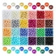 thumbnail image 1 of 1680Pcs 6mm 24 Colors Round Pearls Beads with Holes for Jewelry Making Loose Spacer Beads for DIY Cr, 1 of 5