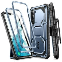 i-Blason Armorbox Series Designed for Samsung Galaxy S23Plus 5G (2023 Release), Full-Body Rugged Holster Bumper Case with Built-in Screen Protector & Kickstand (Tilt)