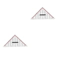thumbnail image 1 of Seitruly Multifunction Triangular Ruler Scribing Rulers Tools degree 45/90 2piezas Tipo 1, 1 of 1