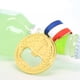 thumbnail image 3 of Abridor de botellas de metal con forma de medalla de oro, accesorios para vino y cerveza, 3 of 5