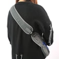 thumbnail image 4 of Portabebés para perros, malla transpirable, portátil, seguro para viajes, bolso de hombro para mascotas con correa de hombro antideslizante ajustable, 4 of 5