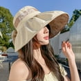 thumbnail image 3 of SikaFu Korean Version Of Fashionable And Versatile Fisherman Hat For Women With Large Brim And Sun Shading Hat To Cover The Face, Breathable And UV Resistant Hat For Summer, 3 of 9
