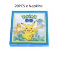thumbnail image 1 of Suministros de decoración para fiesta de cumpleaños de Pokemon, decoración de globos de Pikachu, vajilla desechable de feliz cumpleaños, fiesta de papel para niños, 1 of 4
