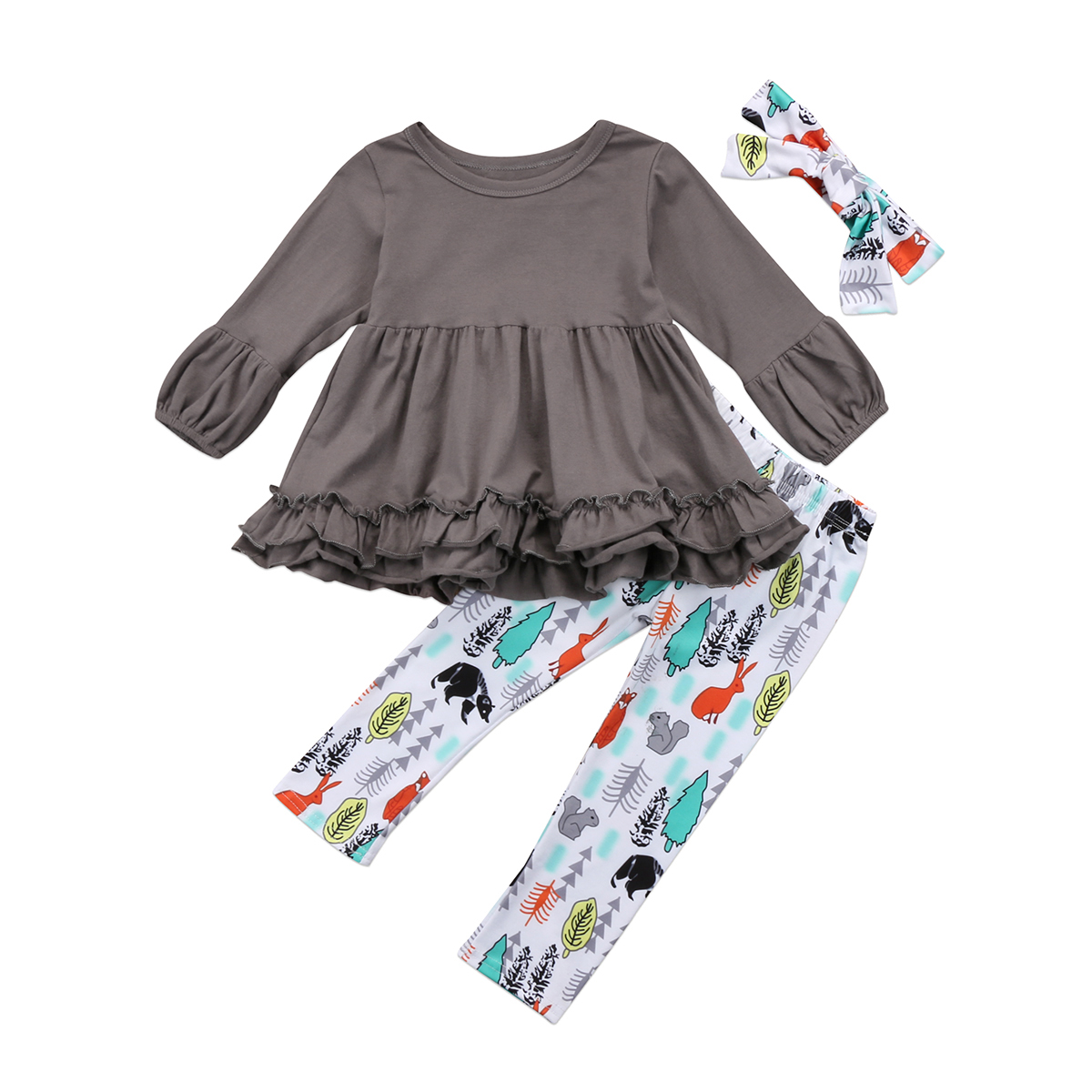 girls dress and leggings set