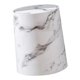thumbnail image 5 of Cubo de basura con diseño de mármol y tapa giratoria, moderno para la cocina. Fácil mantenimiento. Blanco Talla S, 5 of 9