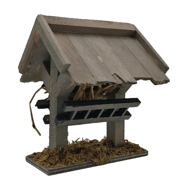 Minijardín rural para casa de muñecas a escala 1:12, decoración de jardín, juguetes pesebre