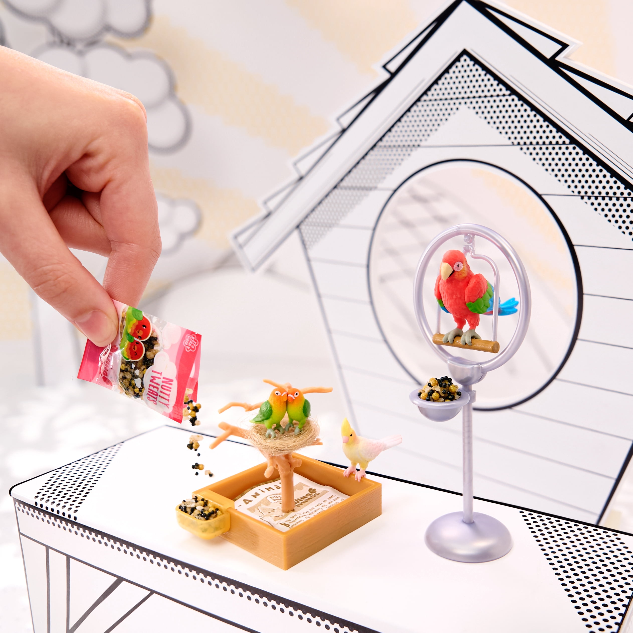 MGA's Miniverse - Make It Mini Animals Mini Collectibles, Blind Pack, Miniatures, DIY, Crafts, Resin Play, Replica, Habitats, Not Edible, Collectors, Gifts, 8+