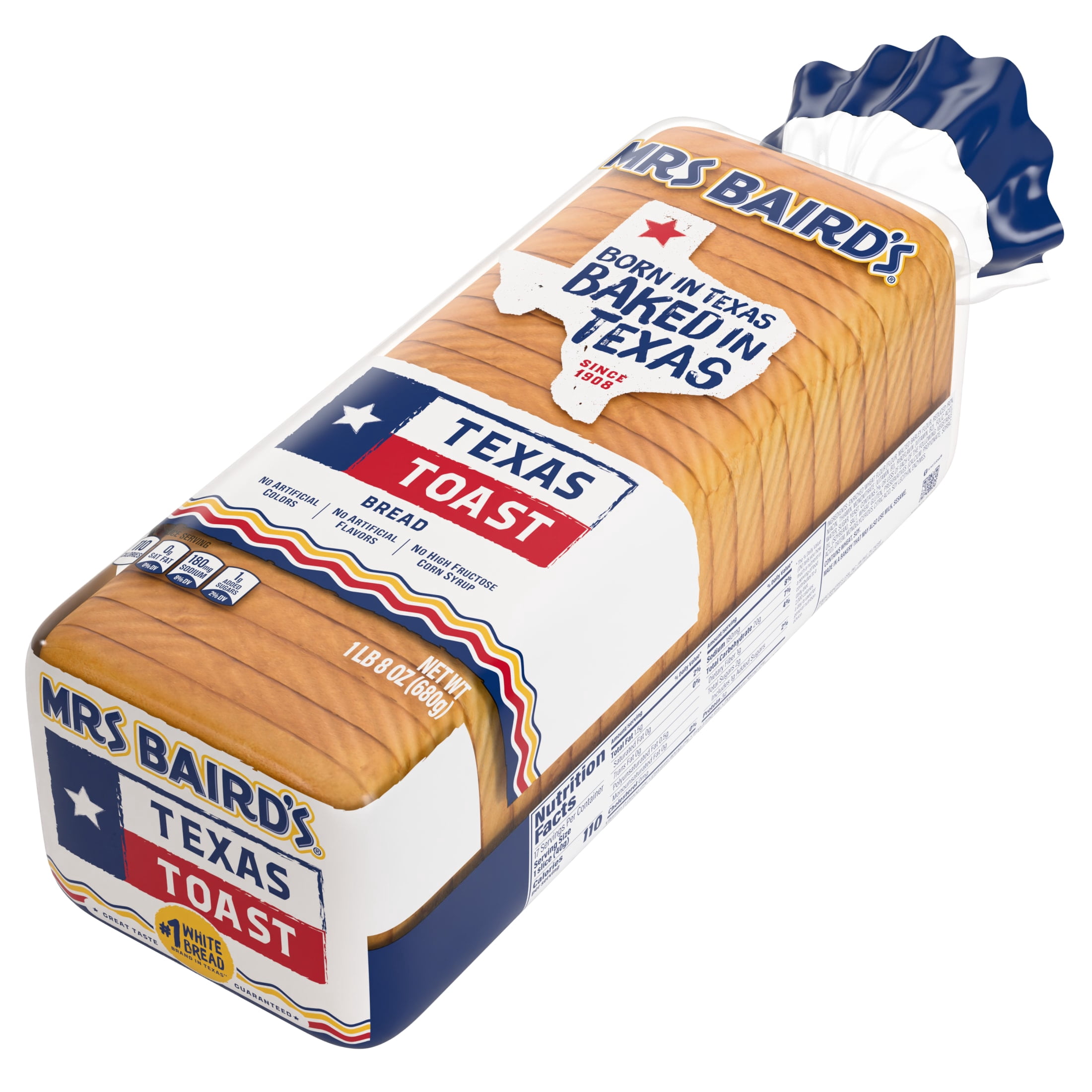 Mrs Baird's Texas Toast Bread, 24 oz