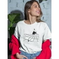 thumbnail image 2 of Wide Net T-Shirt Women -Wilfred Hildonen Designs, Female Medium, 2 of 4