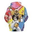 thumbnail image 3 of Power Rangers Unisex Adult Hoodie Casual Hooded Sweatshirt Pullover Novelty 3D Printed Sweater Jacket 2XL, 3 of 8