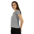 thumbnail image 3 of Inkmeso Short Sleeve Solid Basic T-Shirt For Womens V-Neck Casual Tee T-Shirts With Patch Pocket, 3 of 7