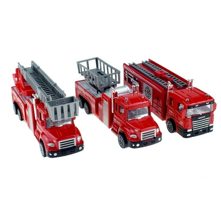 Pull Back Alloy Fire Fighting Truck Extending Rescue Rotating Ladder