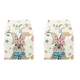 thumbnail image 1 of Mantel Rectangular Conejo Pascua Cubierta para Mesa Comedor (bufanda Conejo) Color Blanco, 1 of 4