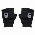 thumbnail image 4 of AuroraX Usb Heated Fingerless Gloves with Digital Display Black Rechargeable Warm Winter Gloves for Women Men Cold Weather Glove for Women Men, 4 of 5
