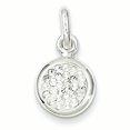thumbnail image 1 of 925 Sterling Silver Crystals Circle Collier Pendentif Charme, 1 of 6