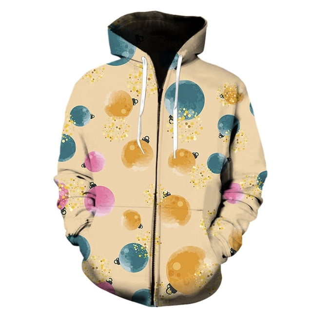 Sudadera con capucha y cremallera con estampado 3D de invierno con pintura de arte de grafiti para mujer y hombre, tops casuales de moda de gran tamaño