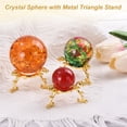 thumbnail image 4 of Esfera de cristal de 2.36 pulgadas con soporte, bola decorativa agrietada, pisapapeles con caja de regalo para decoración del hogar, 4 of 6
