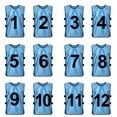 thumbnail image 5 of Toptie Sets of 12 (#1-12, 13-24) Numbered / Blank Training Vest, Soccer Pinnies, 5 of 7