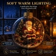 thumbnail image 7 of NWQKYZGH 1Pc Glowing Ornaments, Clear Light-Up Festival Ball Ornaments, Small Hanging Ornament with LED Light for Tree Mantel, Holiday Home Decoration & Gift, 7 of 7