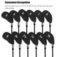 thumbnail image 4 of 12Pcs  Iron Covers Set, Soft Protective  Head Cover With Numbers Protective Headcover For Court Exercise, 4 of 8